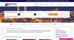 Desktop Screenshot of barcelonaapartments.com